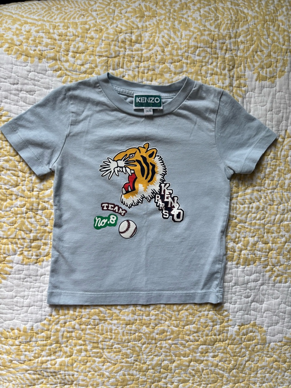 Kenzo kids varsity tiger tshirt 2T
